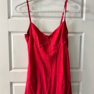 Red Spaghetti Strap Top